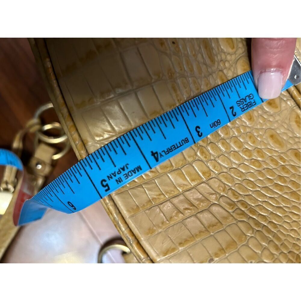 Brahmin women’s Collette Melbourne croc embossed‎ leather bag - Picture 14 of 16